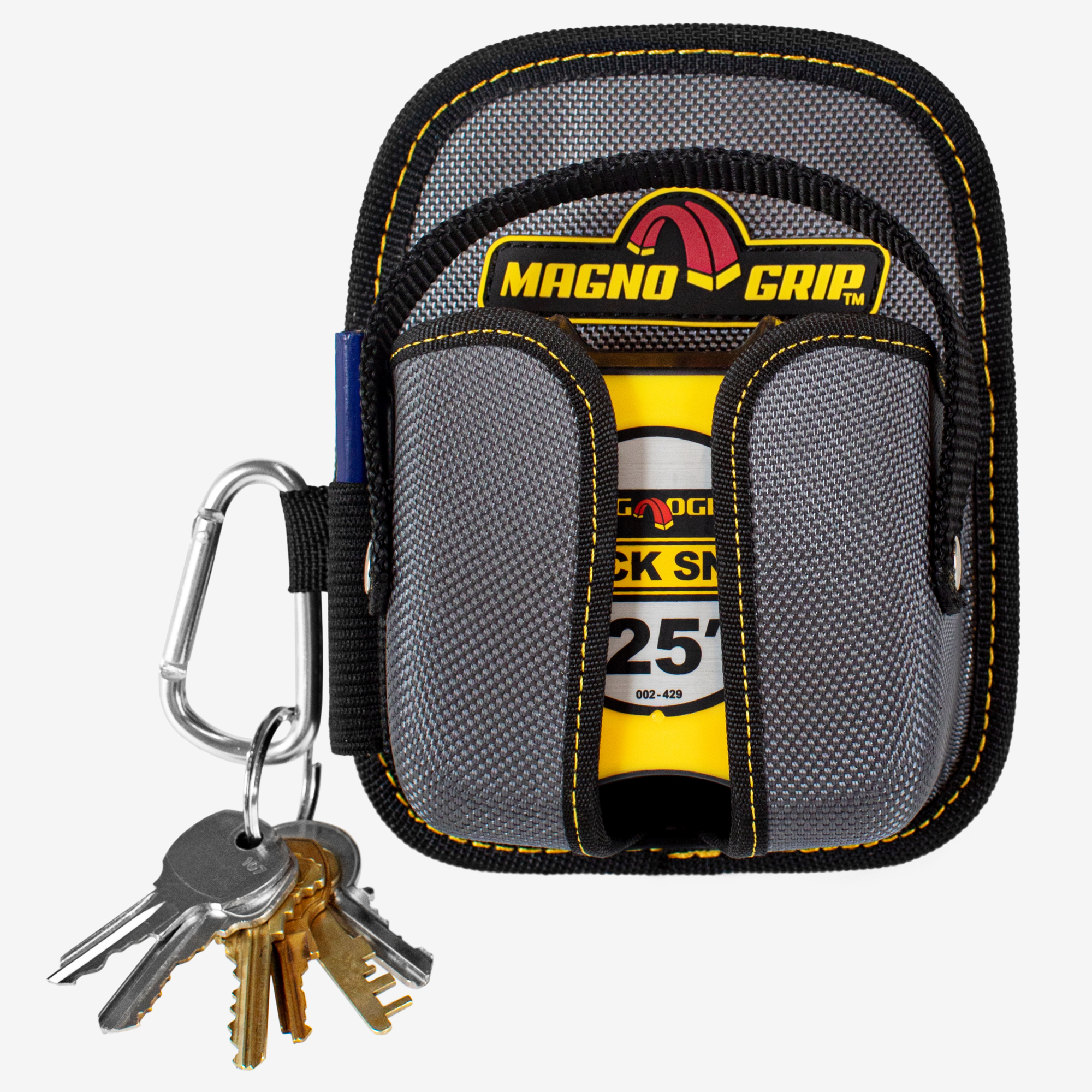 MagnoGrip Inc., Tape Measure Pouch, Color Black, Pockets (qty.) 1 Material Polyester, Model# 006-802